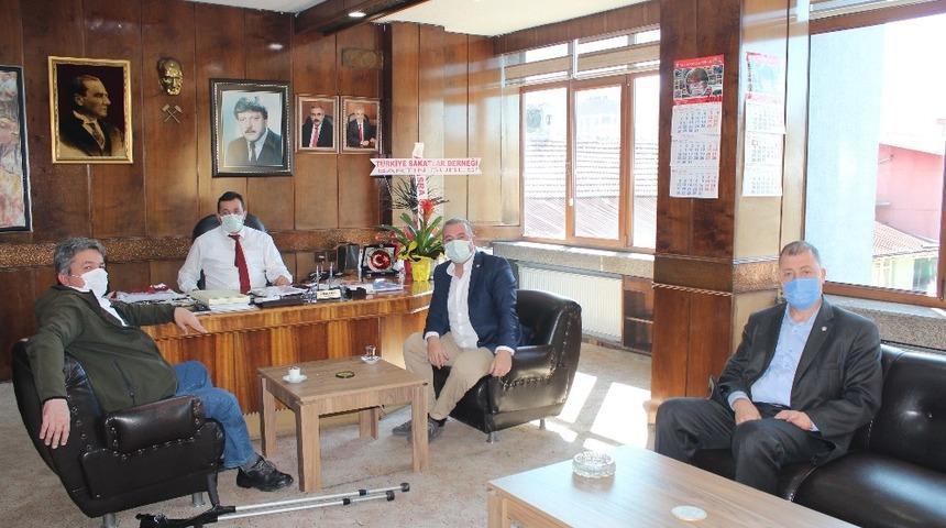 Bartın Sakatlar Derneğinden Kaya&rsquo;ya tebrik ziyareti