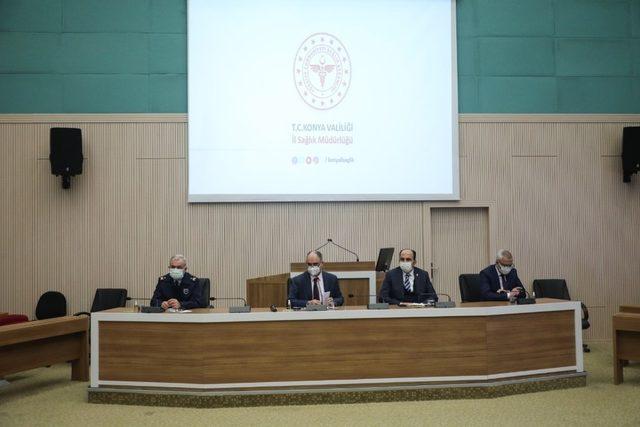 Konya’da İl Pandemi Koordinasyon Kurulu toplantısı yapıldı