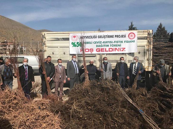 Elazığ’da "Meyveciliği Geliştirme" projesi, 13 bin fidan dağıtıldı G3