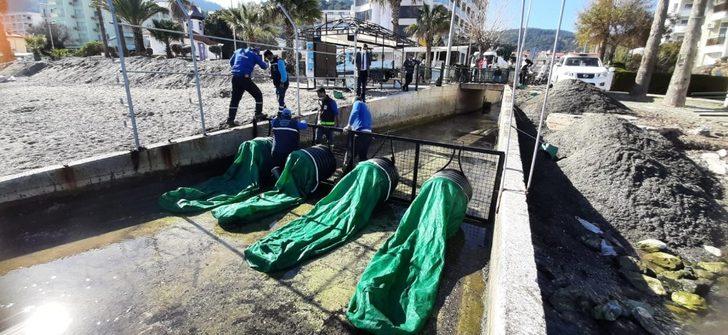 Marmaris’te dere ağızları ağ ile kapatılıyor G2