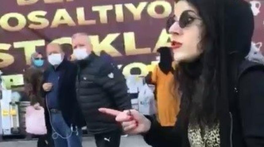 Maskeyi de polisi de takmayan kadın: Gerekirse &ouml;l&uuml;r&uuml;m