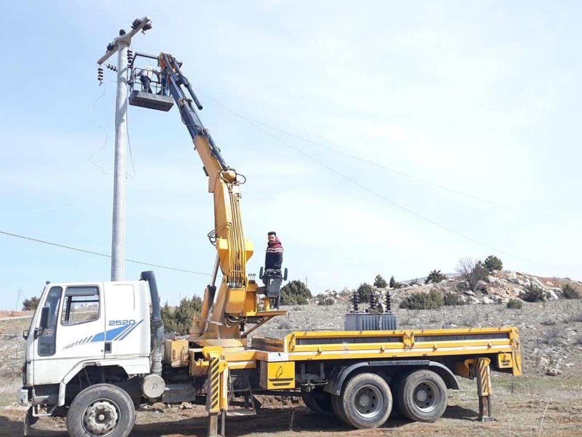 Altıntaş&rsquo;ta mesire alanı enerji nakil &ccedil;alışmaları