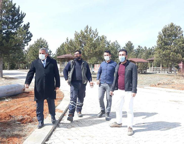 Altıntaş’ta mesire alanı enerji nakil çalışmaları G2