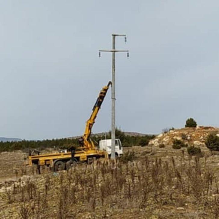 Altıntaş’ta mesire alanı enerji nakil çalışmaları G3
