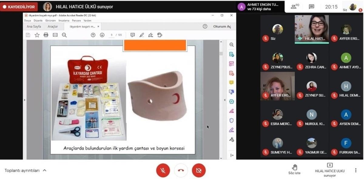 Ko&ccedil;arlı MYO&rsquo;da &lsquo;Temel İlkyardım Bilgisi&rsquo; eğitim semineri d&uuml;zenlendi