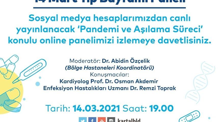 Kartal Belediyesi&rsquo;nden 14 Mart Tıp Bayramı Paneli