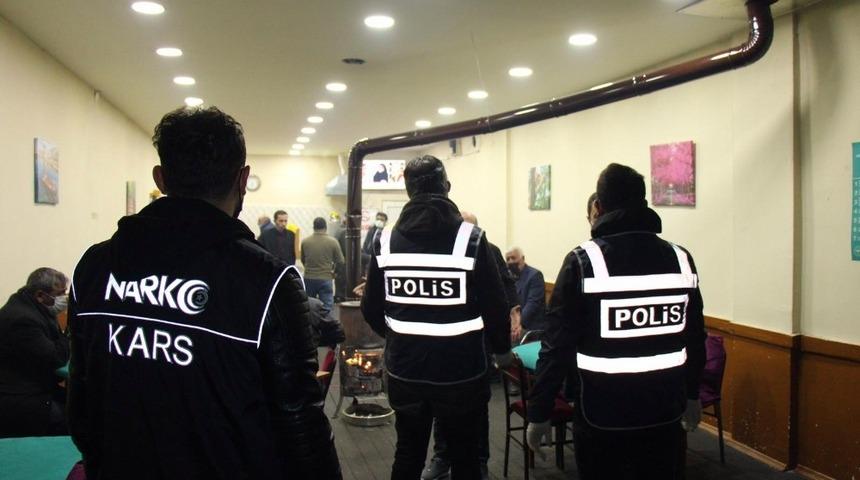 Kars&rsquo;ta huzurlu sokaklar denetimi yapıldı