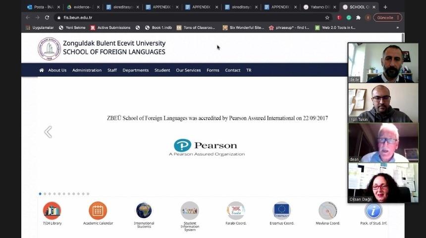 “Pearson  Assured  International”  4. yıllık ziyareti online gerçekleştirildi