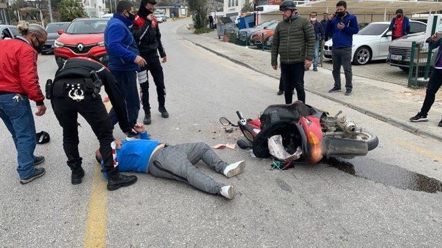 Bodrum’da trafik kazası: 1 yaralı