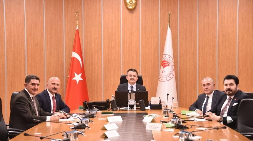 Ağrı heyetinden Tarım &ccedil;ıkarması