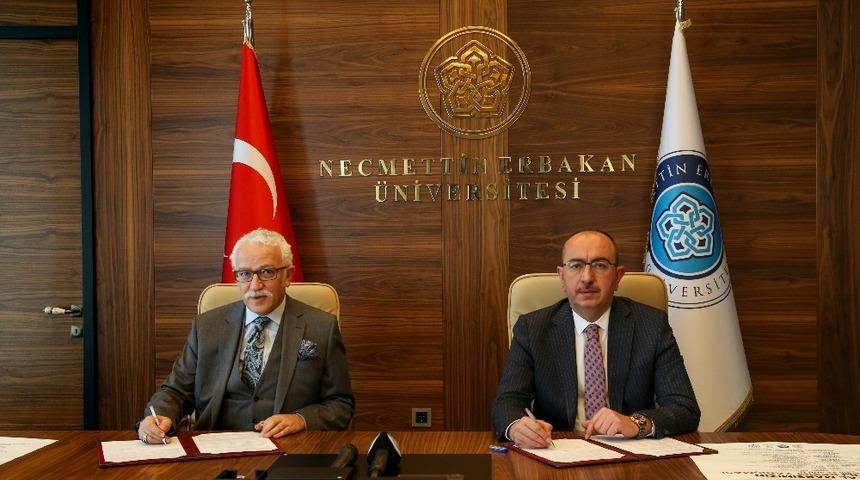 NE&Uuml; ve Meram Belediyesi işbirliği protokol&uuml; imzalandı