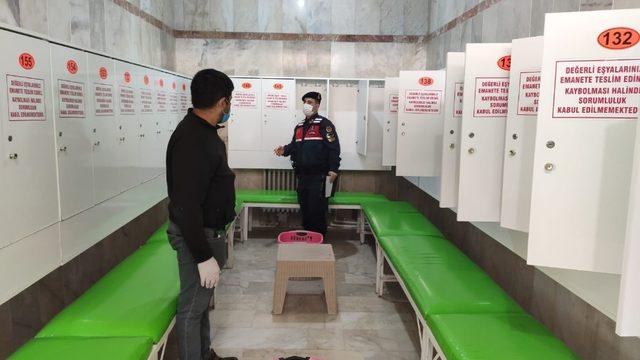 Mihalgazi’de berber, hamam ve masaj salonlarına korona virüs denetimi