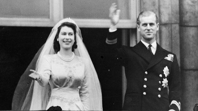 İkinci Elizabeth ve Prens Philip'in evlilk töreninden