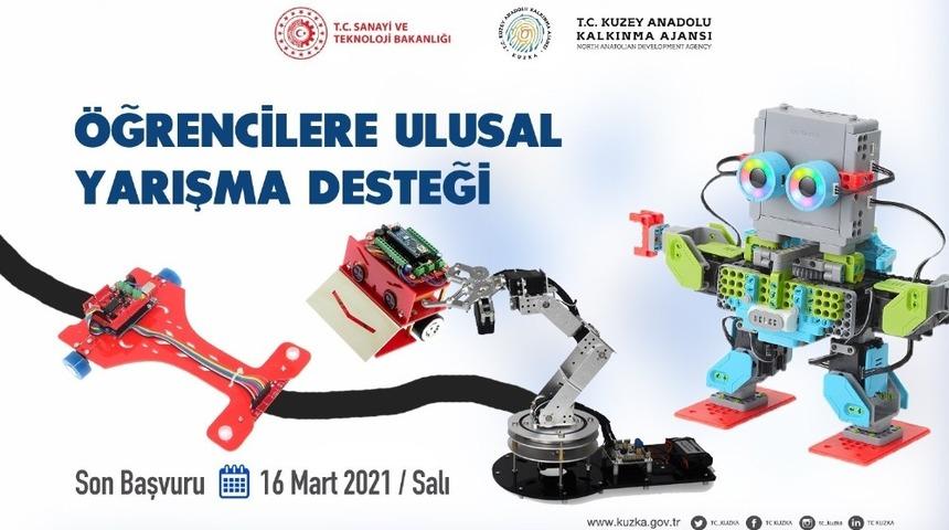 KUZKA&rsquo;dan &ouml;ğrencilere ulusal yarışma desteği