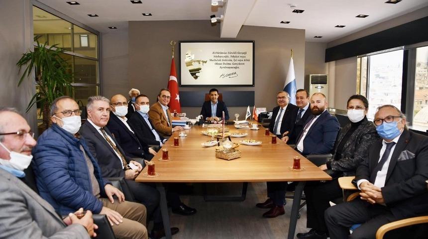 CHP&rsquo;li vekiller Başkan G&uuml;nel ile buluştu