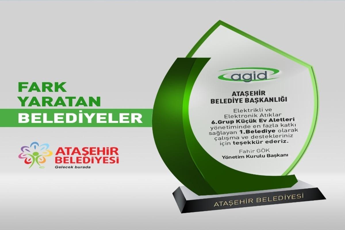 En fazla e-atık toplanmasına katkı sağlayan belediye &ldquo;Ataşehir&rdquo;