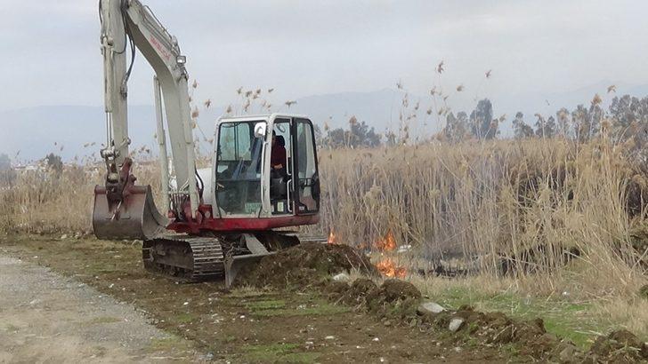 Sazlık yangını kısa sürede söndürüldü G2