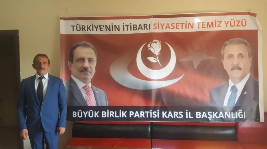 BBP Kars İl Başkanlığı’na Sadık Arığ getirildi