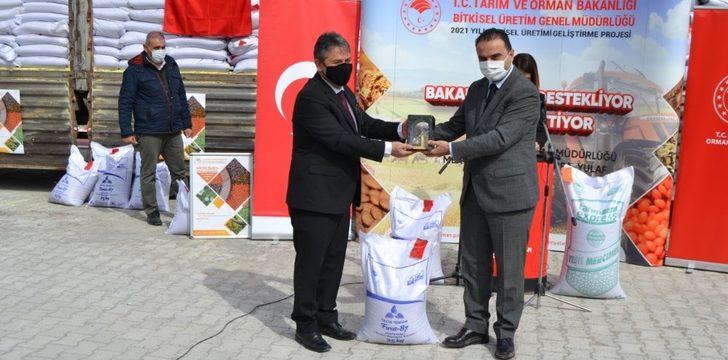 Kulu’da çiftçilere 107 ton sertifikalı mercimek tohumu dağıtıldı G1