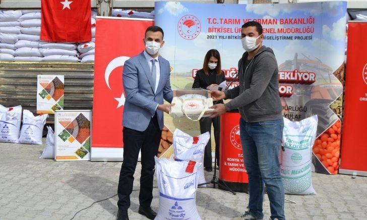 Kulu’da çiftçilere 107 ton sertifikalı mercimek tohumu dağıtıldı G2