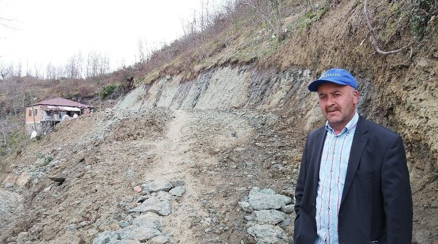 Engelli kadının yol sorunu çözüldü