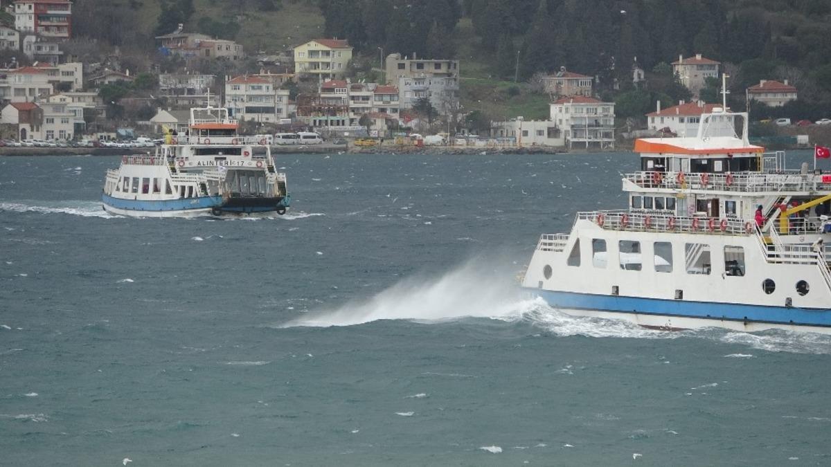 G&ouml;k&ccedil;eada seferlerine fırtına engeli