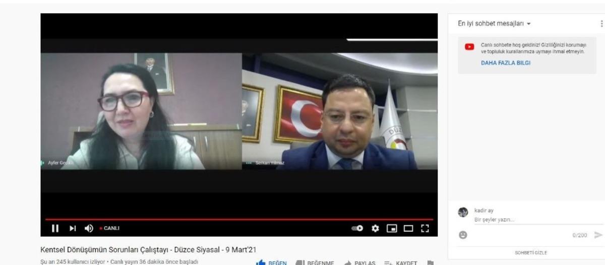 Kentsel d&ouml;n&uuml;ş&uuml;m&uuml;n sorunları ve finansmanı konuşuldu