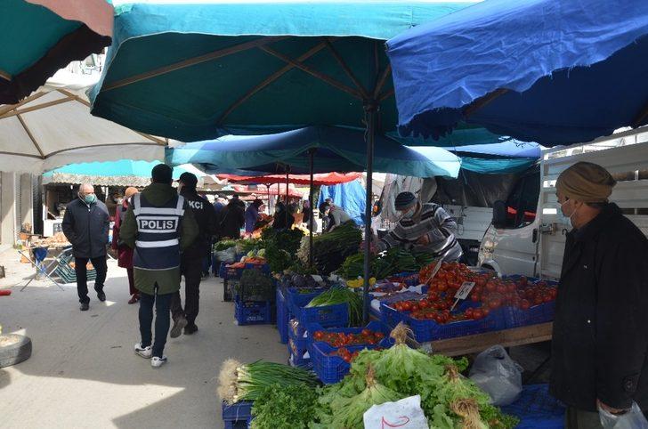 Pazarda maske ve HES kodu denetimi G4