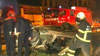 Arkadaşlarının nikahından dönerken kaza yapan 5 genç hastaneye kaldırıldı