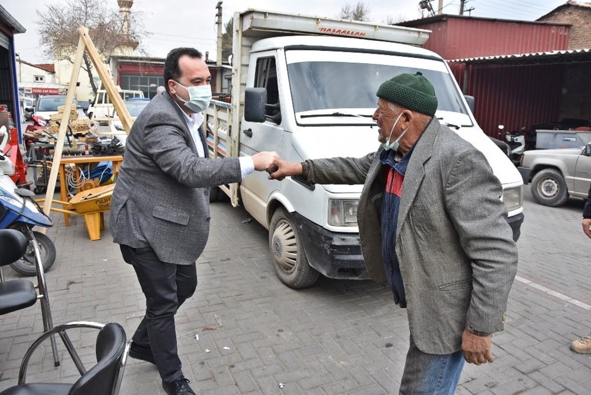 Başkan Dutlulu, sanayi esnafını ziyaret etti