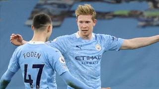 İngiltere Premier Lig'de lider Manchester City farklı kazandı