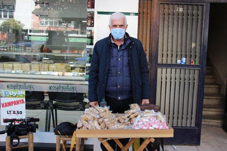 Bir metre karelik tezgah ile 4 çocuk yetiştirdi G3