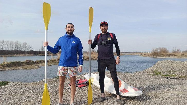 Kızılırmak Nehri’nde kahveli kano keyfi G2