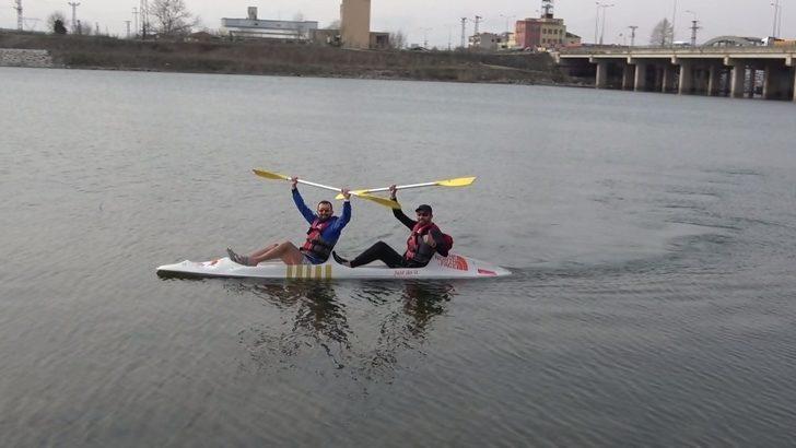Kızılırmak Nehri’nde kahveli kano keyfi G4