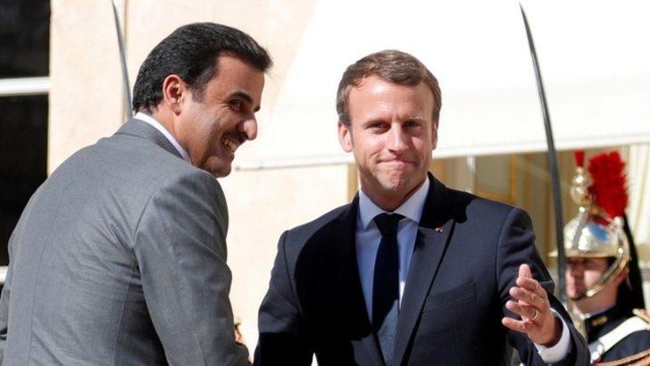 Macron: Katar'a ambargoyu kaldırın