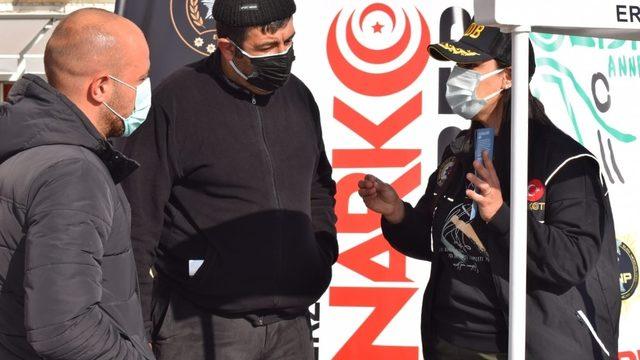 Erzincan’da En İyi Narkotik Polisi: Anne projesi kapsamında faaliyetler devam ediyor