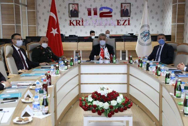 Erzincan’da, İl Güvenlik ve Asayiş Koordinasyon Toplantısı ile Kaymakamlar Toplantısı yapıldı