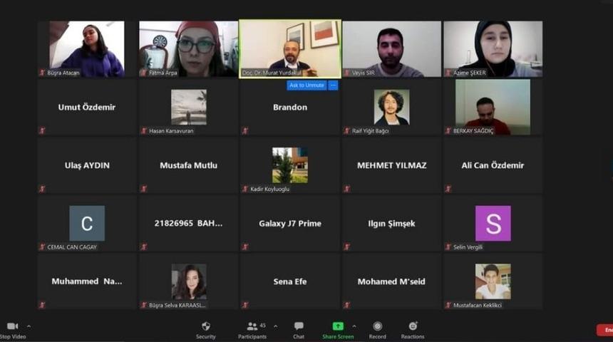 Doç. Dr. Murat Yurdakul TMMOB’un konuğu oldu