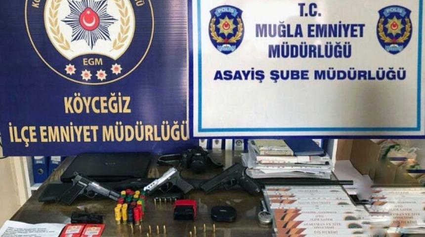 K&ouml;yceğiz polisinden sahte belge operasyonu
