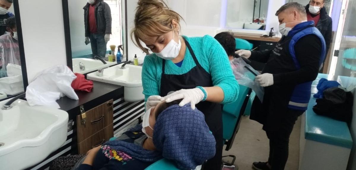 Mobil Kuaf&ouml;r G&uuml;ndoğmuş&rsquo;ta 215 vatandaşa hizmet verdi