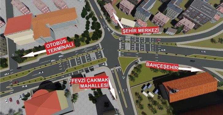 Fiskobirlik kavşağı çözüme kavuşturuluyor G1