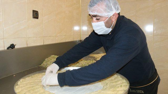 Diyarbakır’ın tescilli burma kadayıfına büyük rağbet