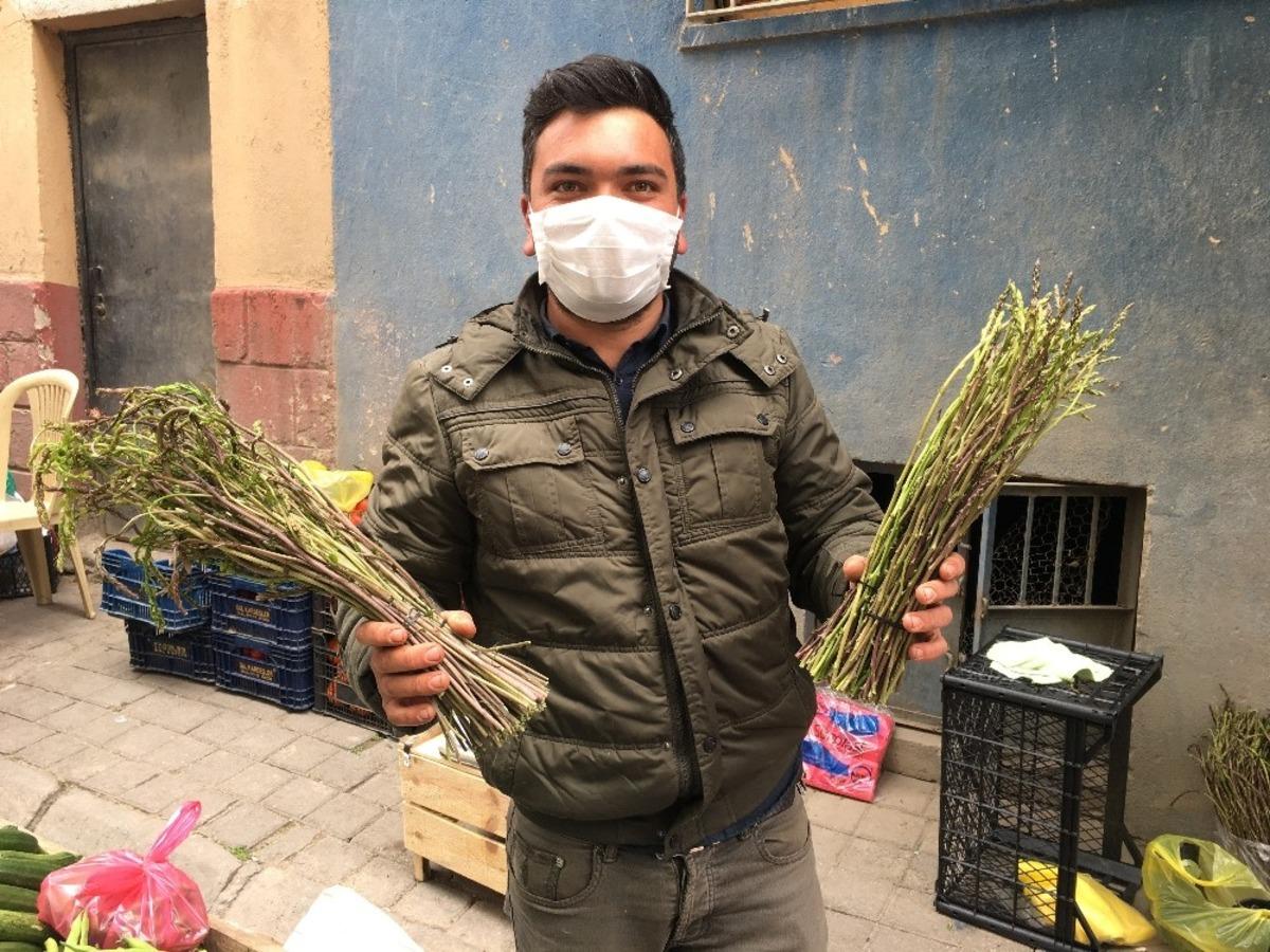 Sarmaşık ve kedirgenler pazarlardaki yerini aldı