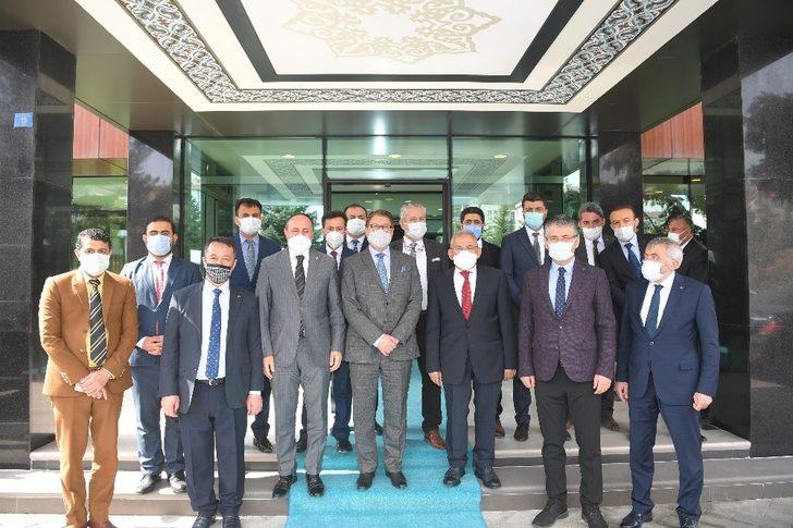 Başkan Büyükkılıç, Afgan Bakan ve heyetini ağırladı G4