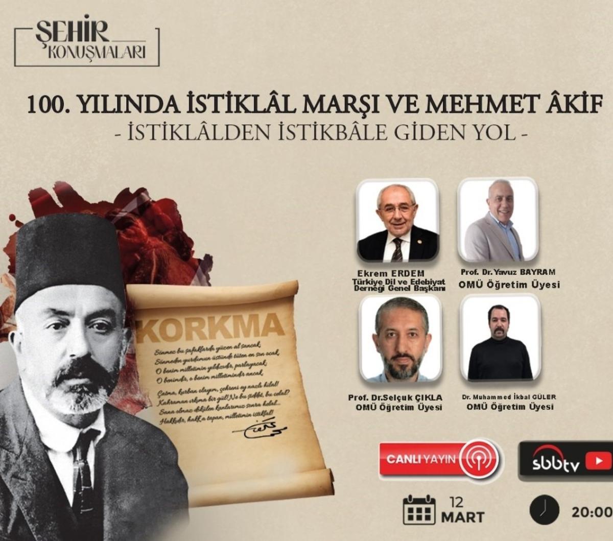 100. yıl anısına Mehmet Akif Ersoy kitabı