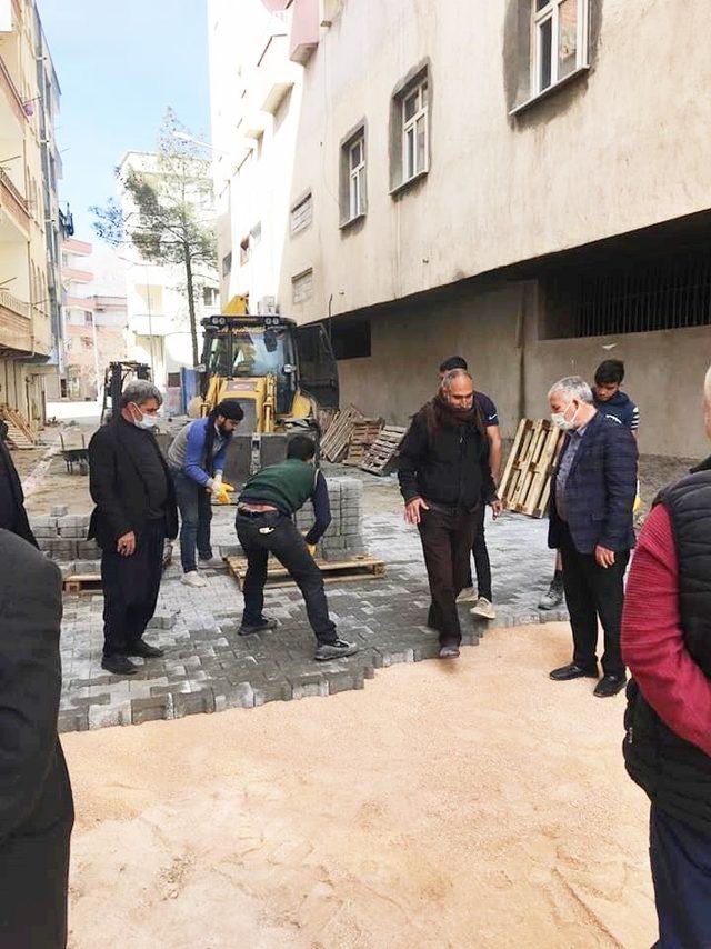 Çermik sokakları parke taşıyla rahat bir nefes aldı