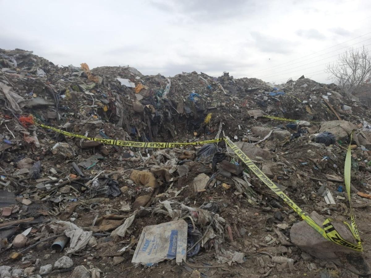 Ankara&rsquo;da yakılmış k&ouml;pek leşleri toplandı