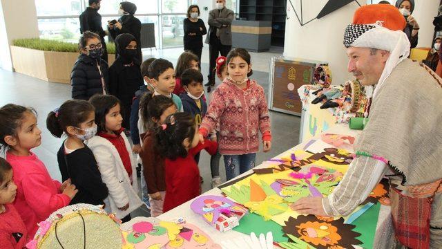 Minik öğrencilere geleneksel ören bebek sanatını tanıtıldı
