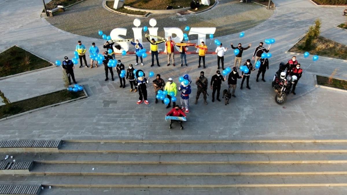 Mavi alan olan Siirt polisinden vatandaşlara klipli mesaj