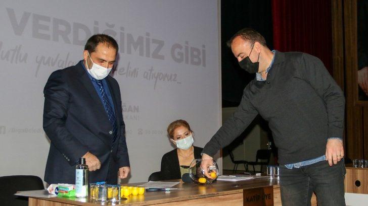 Biga Belediyesi toplu konutlarında kuralar çekildi G5